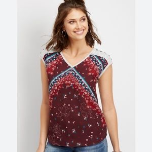 MAURICES CHIFFON TOP